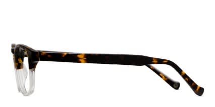 Muse M8590 Tortoise w/Clear glasses - Clear / Tortoise - Side View