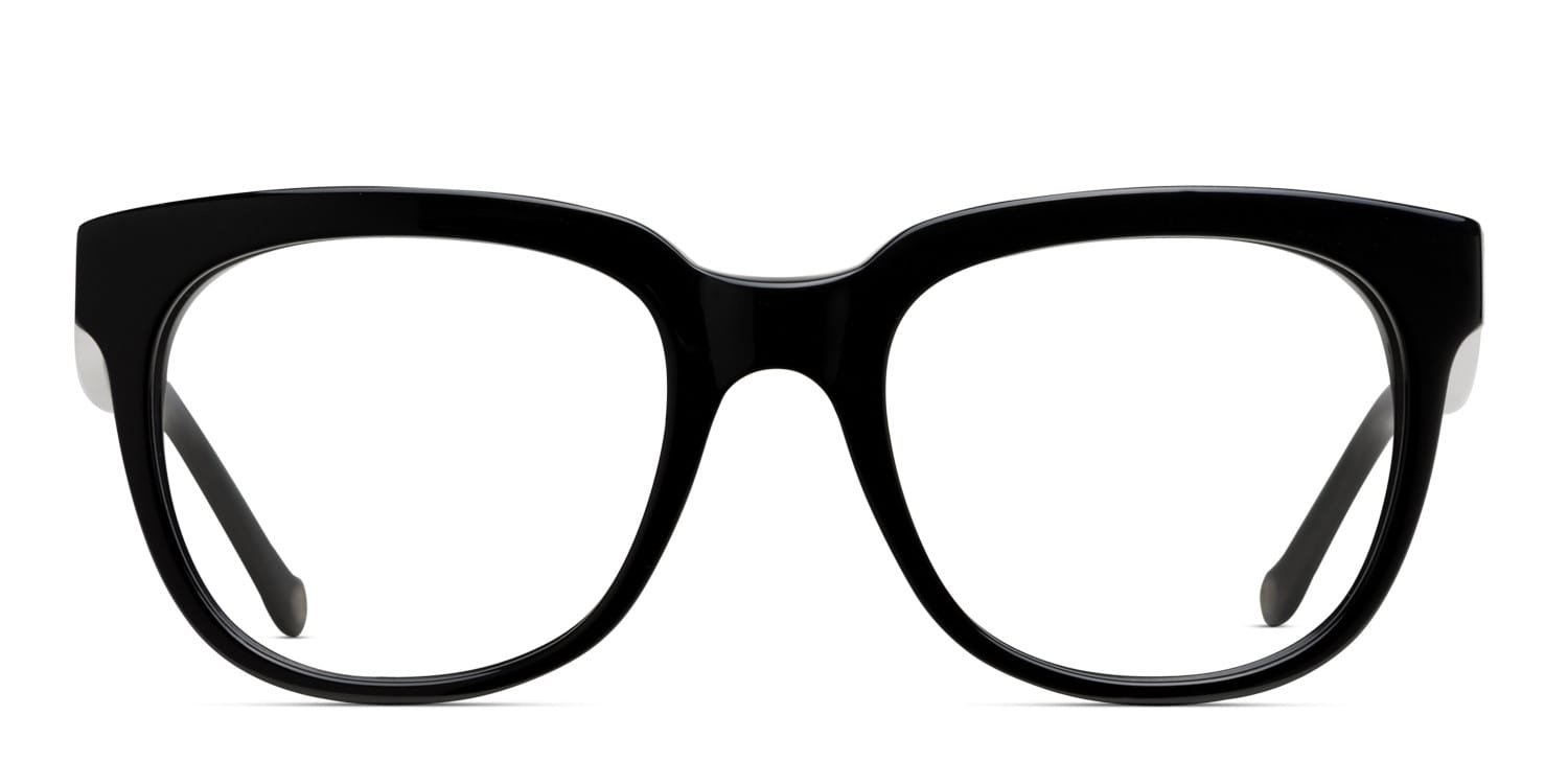 Muse M3278 Black glasses - Black - Frontal View