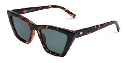 Le Specs Velodrome Tortoise glasses - Tortoise - Angle View