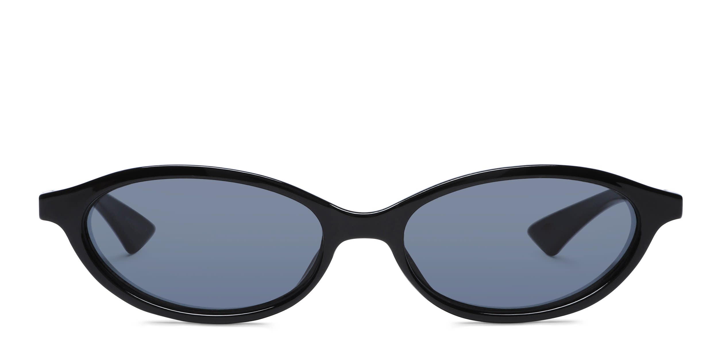 Le Specs Duskfall Shiny Black glasses - Shiny Black - Frontal View