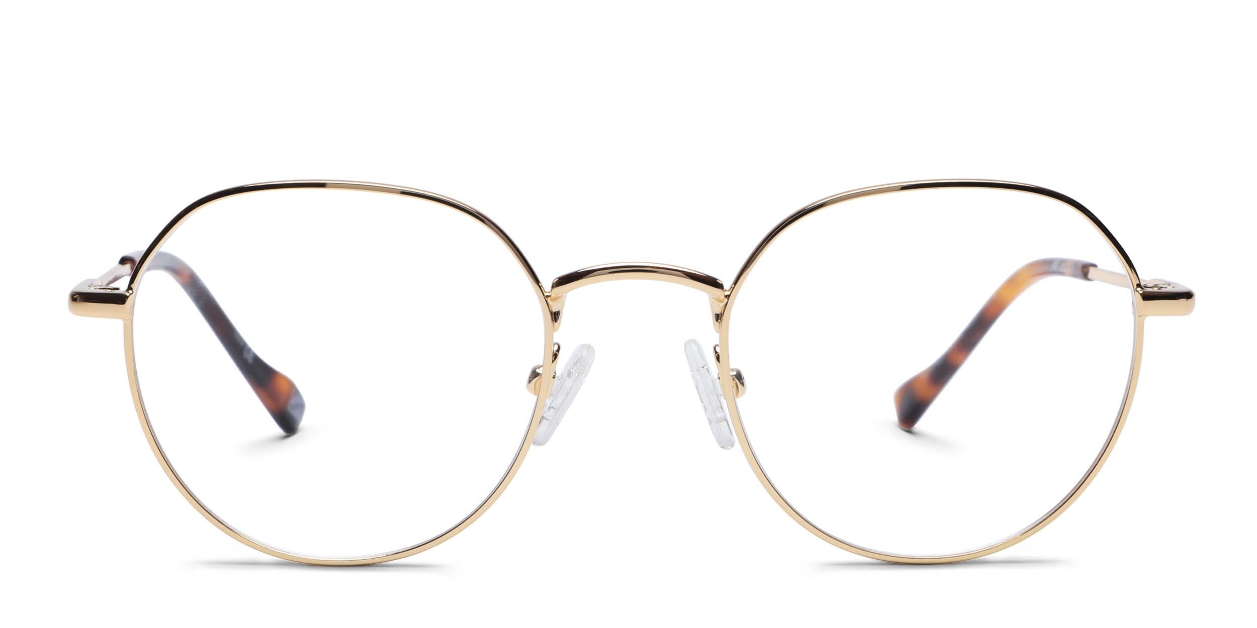 Le Specs Notoriety Gold glasses - Gold - Frontal View