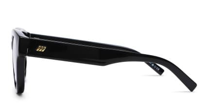 Le Specs Majestic Shiny Black glasses - Shiny Black - Side View