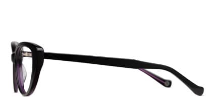 Muse M1191 Black w/Purple glasses - Black / Purple - Side View