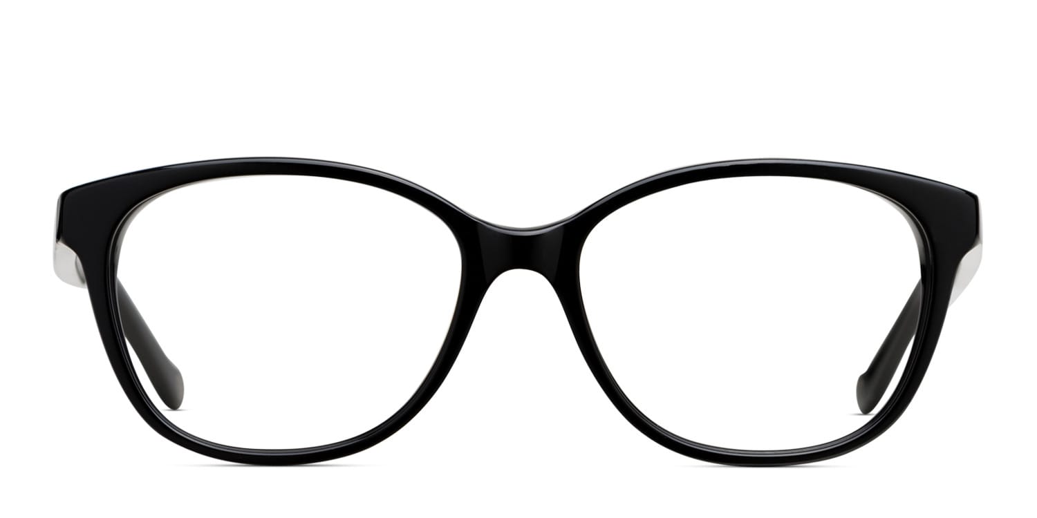 Muse M1224 Black glasses - Black - Frontal View