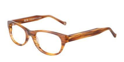 Muse M1215 Brown Stripe glasses - Brown - Angle View