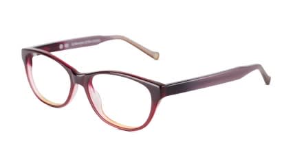Muse M1225 Red, Purple glasses - Red / Purple - Angle View