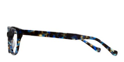Muse M1225 Blue, Tortoise glasses - Blue / Tortoise / Multicolor - Side View