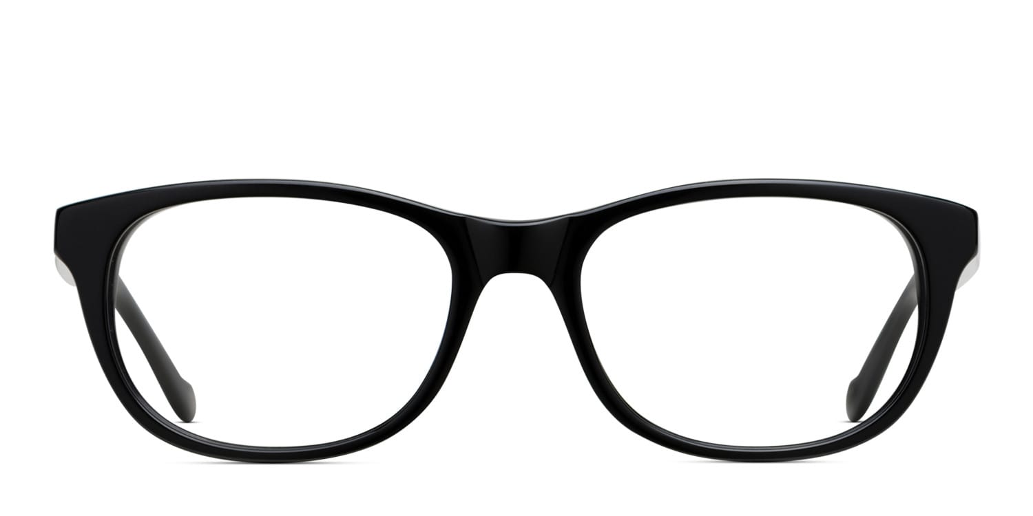 Muse M1202 Black glasses - Black - Frontal View