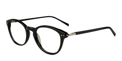 Muse M6015 Shiny Black glasses - Shiny Black - Angle View