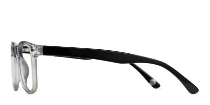 Muse M5755 Clear w/Black glasses - Black / Clear - Side View