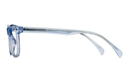 Muse M5755 Blue glasses - Blue / Clear - Side View