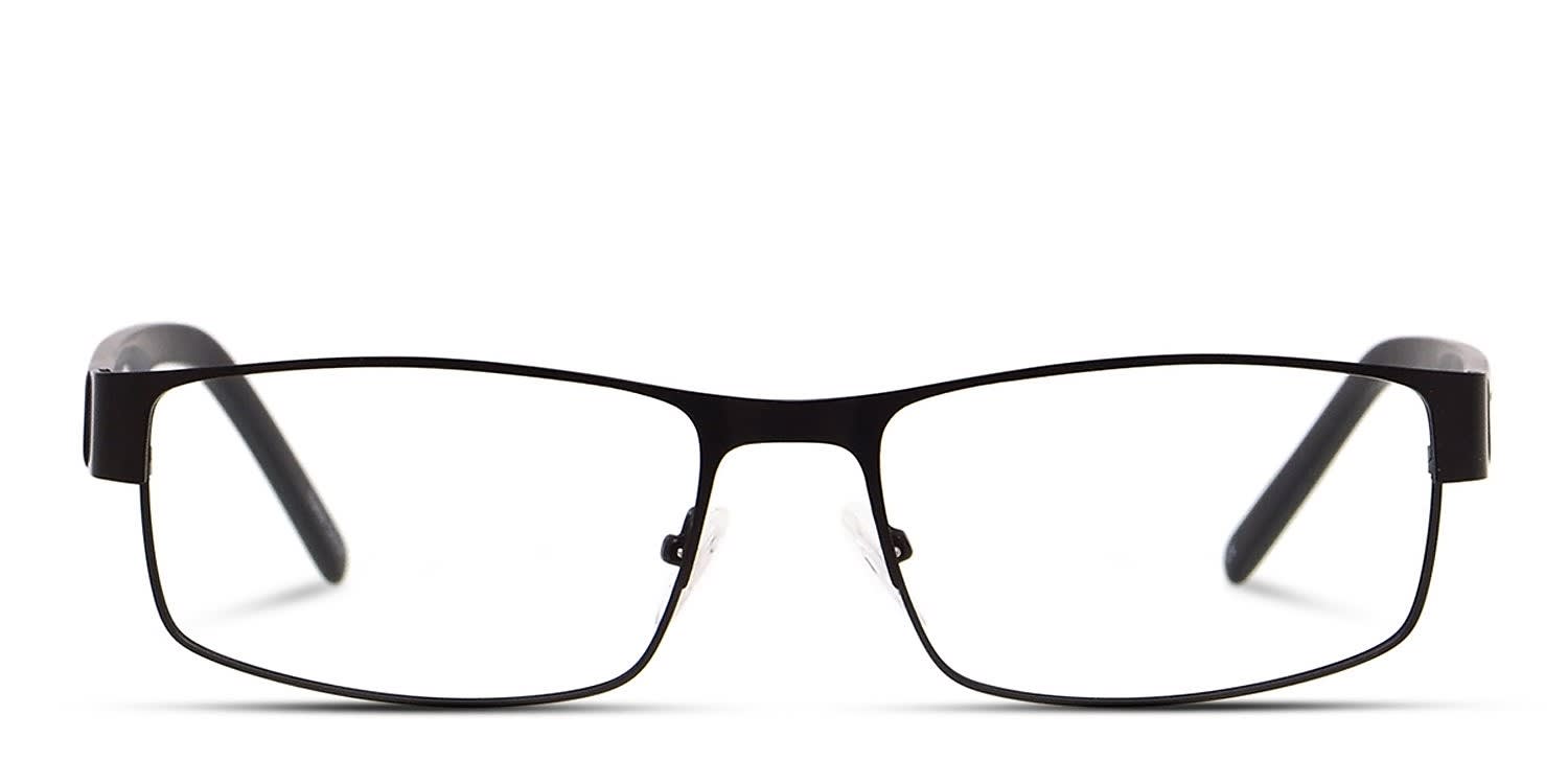 Orwell Black glasses - Black - Frontal View