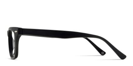 Muse Webb Matte Black glasses - Black - Side View