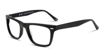 Muse Webb Matte Black glasses - Black - Angle View