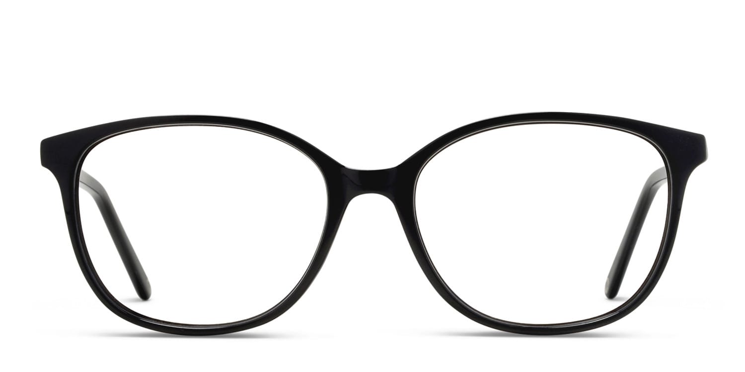 Muse Jeannie Shiny Black glasses - Shiny Black - Frontal View