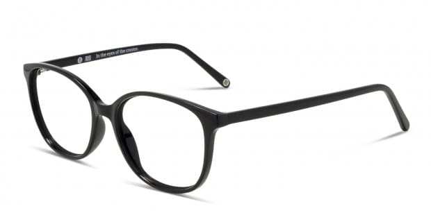 Muse Jeannie Shiny Black Eyeglasses | Includes FREE Rx Lenses