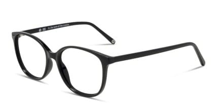 Muse Jeannie Shiny Black glasses - Shiny Black - Angle View