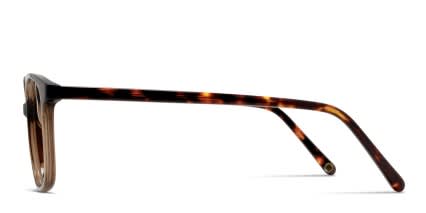 Muse Jeannie Brown, Tortoise glasses - Brown / Tortoise - Side View