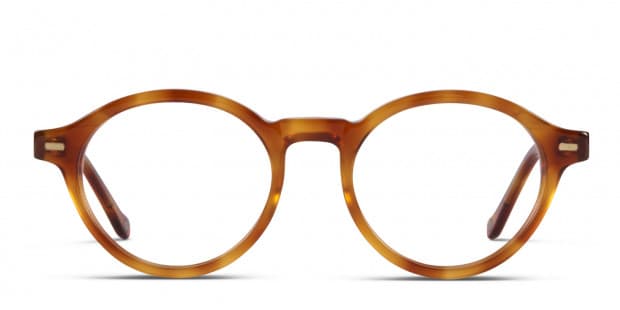 Muse M Round Clear Brown Prescription Eyeglasses
