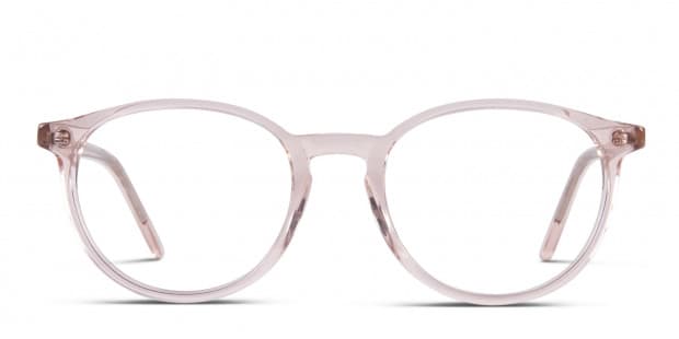 Clear pink eyeglasses on sale