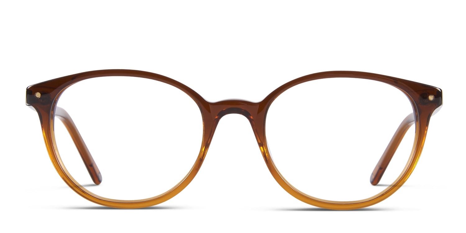 Rosé Muse ノベルティ FashionEyewear&CaseSet Muse Gladys Clear Brown Prescription Eyeglasses