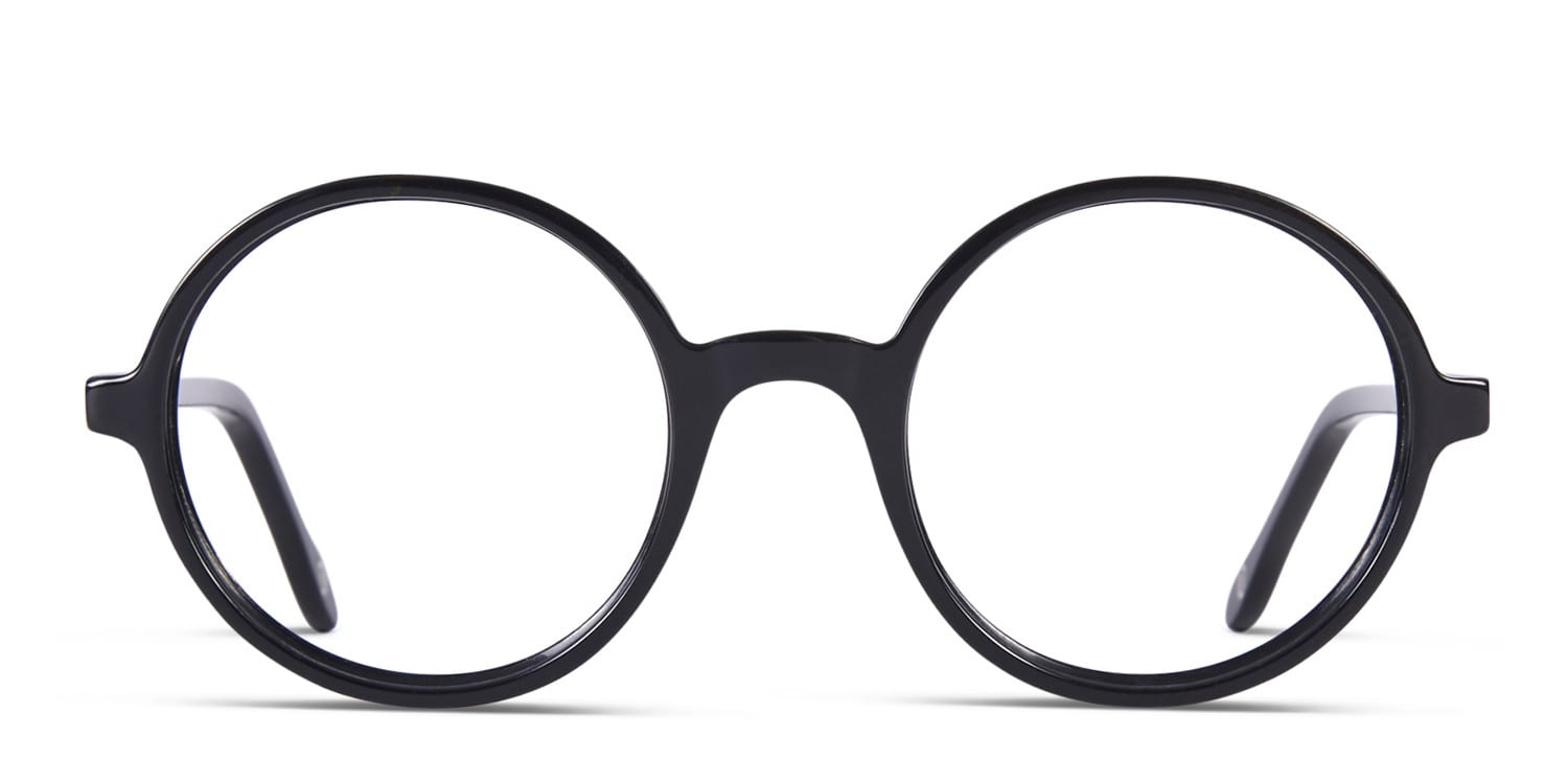 Muse Murray Shiny Black glasses - Shiny Black - Frontal View