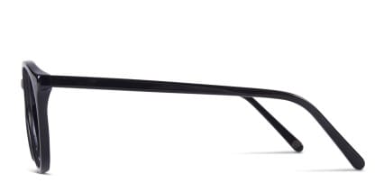Muse Byers Shiny Black glasses - Shiny Black - Side View