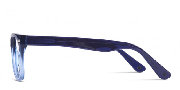 Muse M Louisville Clear Blue Prescription Eyeglasses