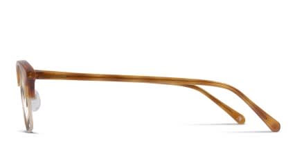 Muse Philly Brown w/Gold glasses - Brown / Gold - Side View