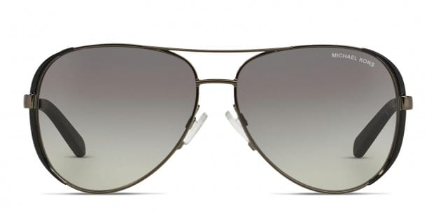 Advarsel skuffe til bundet Michael Kors MK5004 Chelsea Gunmetal, Black Prescription Sunglasses - 50%  Off Lenses
