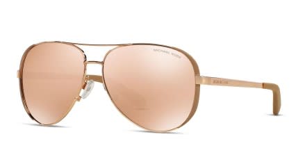 Michael Kors MK5004 Chelsea Rose Gold, Pink glasses - Rose Gold / Pink - Angle View