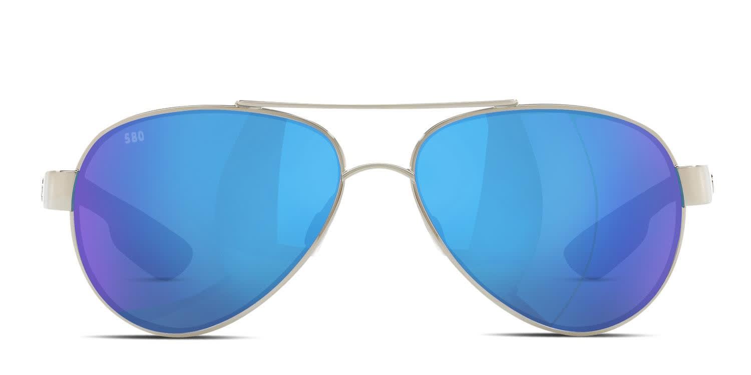 Costa Del Mar 6S4006 Loreto Silver, Blue glasses - Silver / Blue - Frontal View