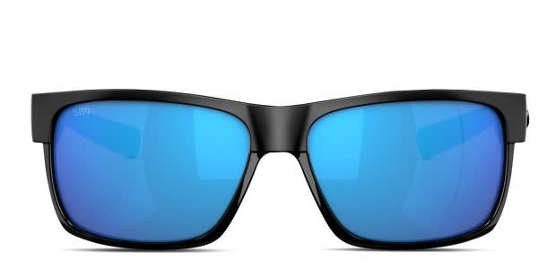 Costa Del Mar 6S9026 Half Moon Shiny Black Prescription Sunglasses