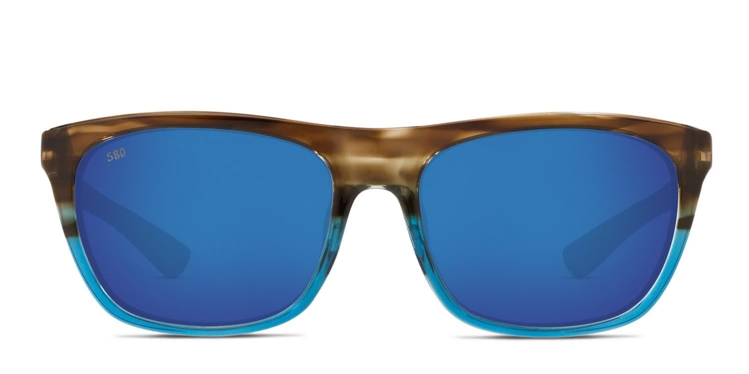 Costa Del Mar 6S9005 Cheeca Tortoise, Blue glasses - Tortoise / Blue - Frontal View