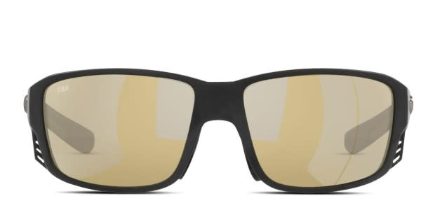 Costa Del Mar 6S9105 Tuna Alley Pro Matte Black, Yellow Sunglasses