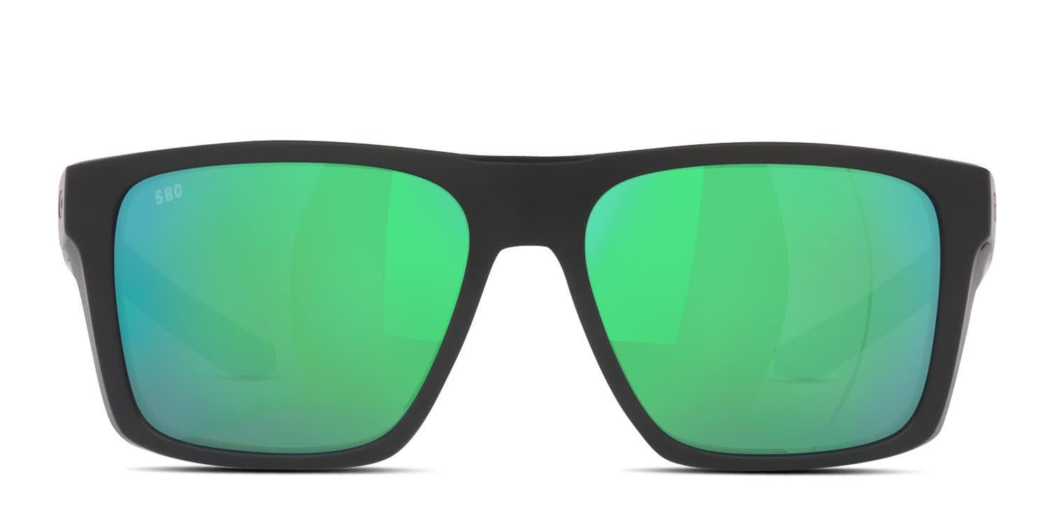 Costa Del Mar 6S9104 Lido Matte Black, Green Sunglasses Online