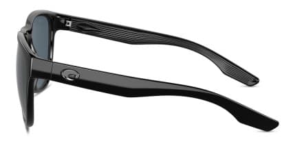 Costa Del Mar 6S9082 Irie Shiny Black glasses - Shiny Black - Side View