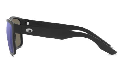 Costa Del Mar 06S9050 Paunch XL Matte Black, Blue glasses - Matte Black / Blue - Side View
