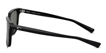Costa Del Mar 6S2013 Kailano Black, Gray glasses - Black / Gray - Side View