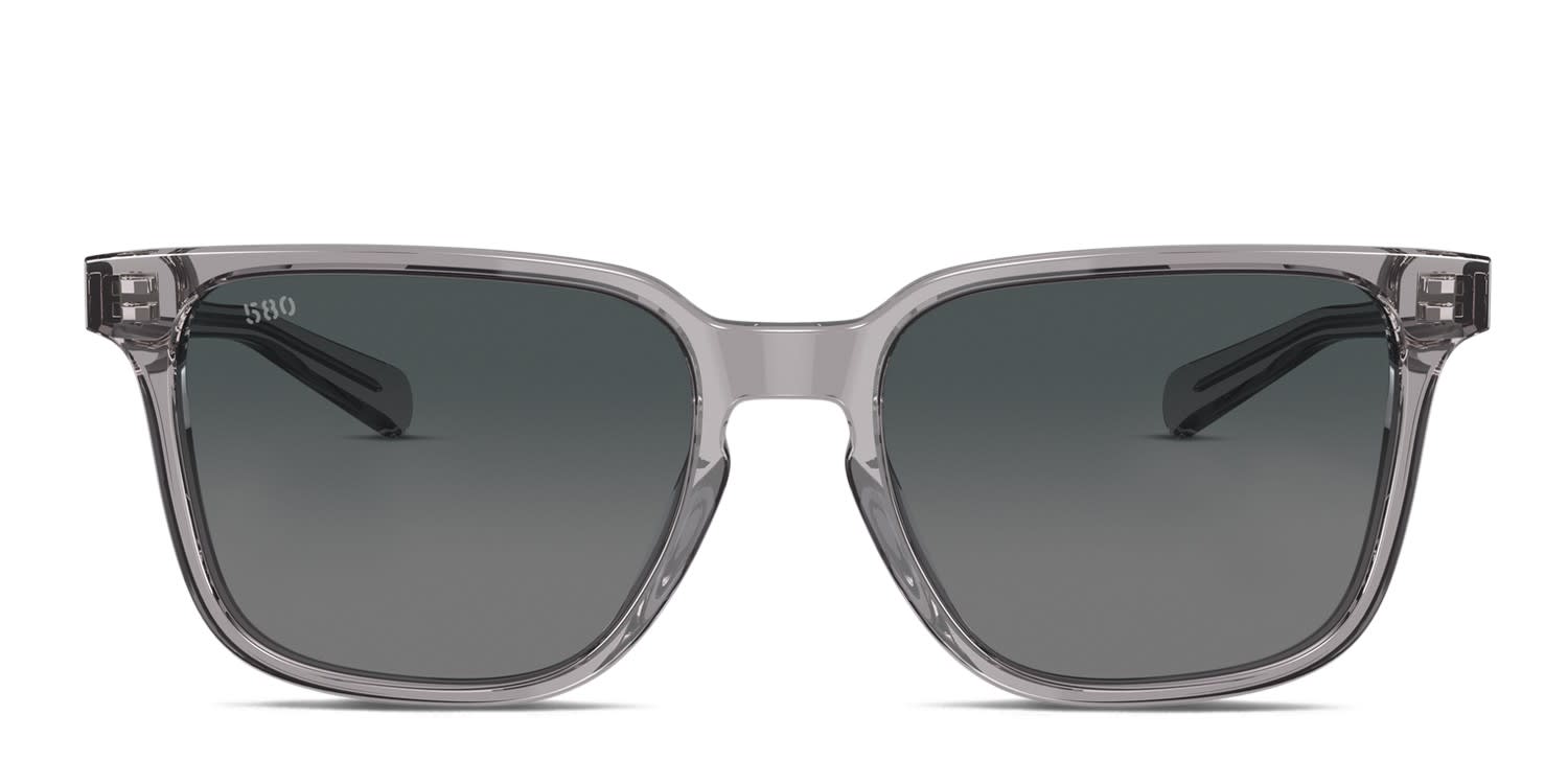Costa Del Mar 6S2013 Kailano Gray, Clear glasses - Gray / Clear - Frontal View
