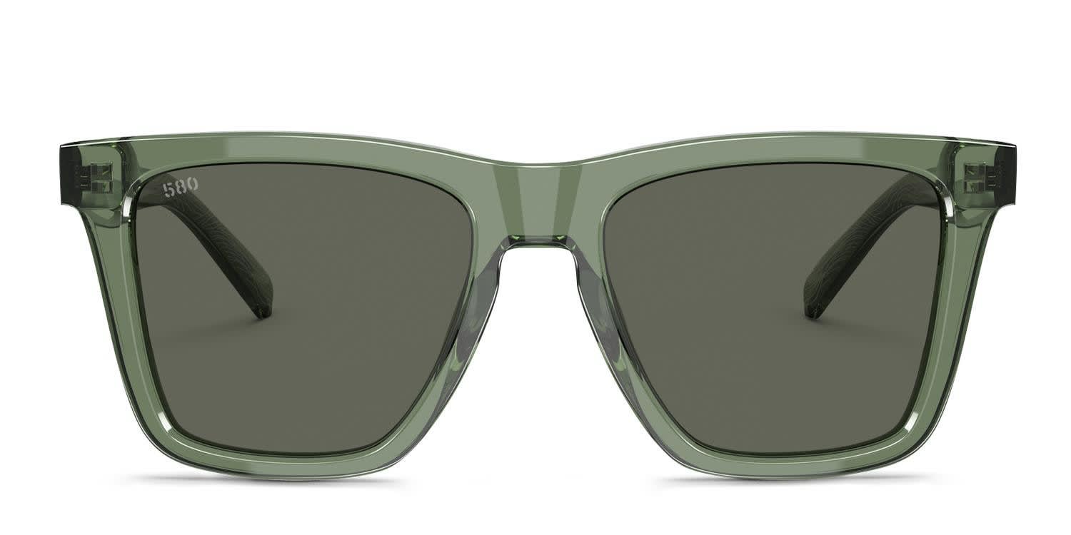 Costa Del Mar 6S2015 Keramas Green glasses - Green / Gray - Frontal View