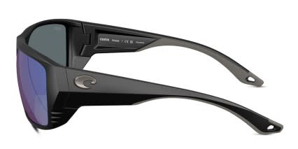 Costa Del Mar 6S9118 Finlet Black glasses - Black / Blue - Side View