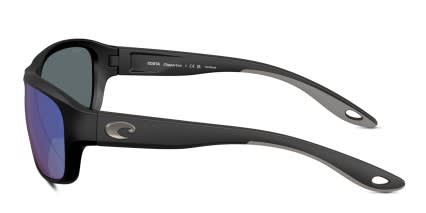 Costa Del Mar 6S9119 Clipperton Black glasses - Black / Blue - Side View