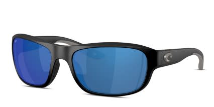 Costa Del Mar 6S9119 Clipperton Black glasses - Black / Blue - Angle View
