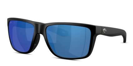 Costa Del Mar 6S9120 Broadbill Ii Matte Black, Blue glasses - Matte Black / Blue - Angle View