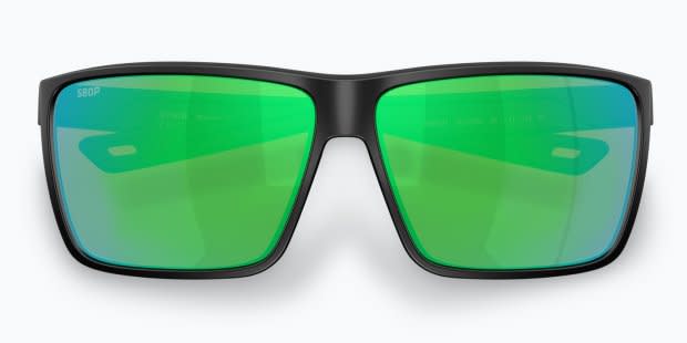Costa Del Mar 6S9121 Rincon Ii black frame with green mirrored