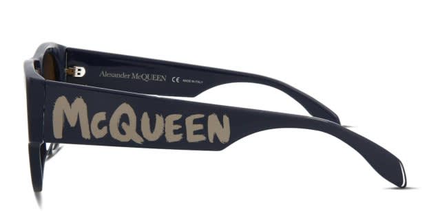 Alexander McQueen AM0328S Blue Prescription Sunglasses
