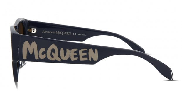 Alexander McQueen AM0328S Blue Prescription Sunglasses