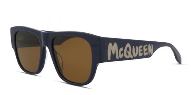 Alexander McQueen AM0328S Blue Prescription Sunglasses