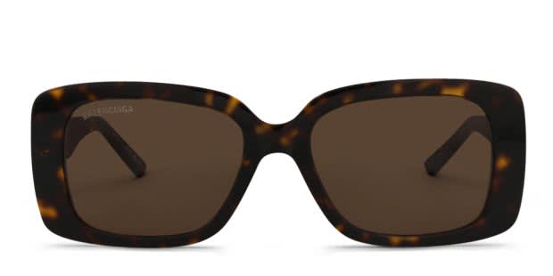 Balenciaga BB0048S Brown, Tortoise Prescription Sunglasses
